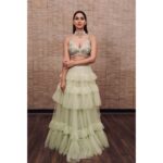 Nikita Dutta Instagram - 🍈 🧿 . . Styled by @sheefajgilani Outfit - @rozinaa_india Jewellery - @embellish_by_bhaktivora HMU- @nidhiagarwalmua