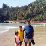 Nikita Dutta Instagram - The beauty of family holidays and looking blah in pictures. . Circa 2001, That was the first time we went to Goa 😬 . #Throwback