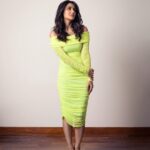 Nikita Dutta Instagram - 🍏🍏 . . Styled by @sheefajgilani Make up: @reshmaamerchant Hair: @hair.studio.suhas Outfit: @labelfrow Jewellery: @taki_byhp Shot by @shubhammandhyanphotography Managed by @ayushi.20 .
