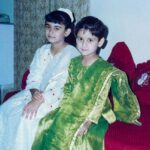 Nikita Dutta Instagram – Our #MetGala look from 1999 😬🤷‍♀️
@naan_bai ‘s outfit was inspired by Manisha Koirala in Dil Se and mine by Kajol in DDLJ
.
#Throwback #SiblingDiaries