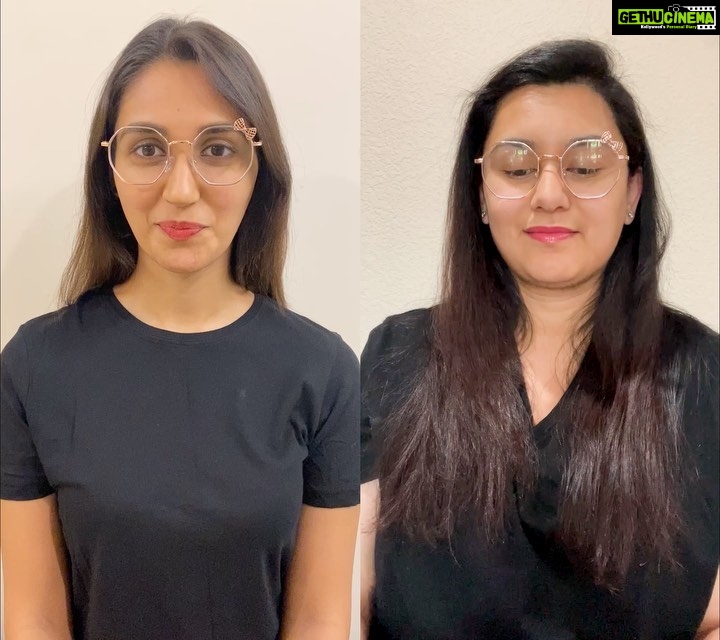 Nikita Dutta Instagram - Rare to stay on the same page, but close enough here! π Irrespective, I still love you @naan_bai π₯° Happy birthday π€ . #TooSimilarTooDifferent #SisterThings #TwinningWithTheSibling #MostLikelyToChallenge . Thank you for this edit @navi_ferozpur_wala