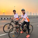 Nikita Dutta Instagram – This morning was great! 
We cycled almost 40km in the city at the best time of the day. Thank you for being a part of my madness @jaferalimunshi @rizwanbachav 
13.11.2022 💕🦄