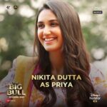 Nikita Dutta Instagram - Her simplicity is her strength and her clear thoughts are his superpower! ✨ Meet the empowering, Priya in #TheBigBull, releasing on 8th April only on @disneyplushotstarvip. #DisneyPlusHotstarMultiplex #MotherOfAllScams @bachchan @ileana_official @shah_sohum @kookievgulati @ajaydevgn @anandpandit @kumarmangatpathak @meenaiyerofficial @vickssharma @dharmendraedt @adffilms @anandpanditmotionpictures