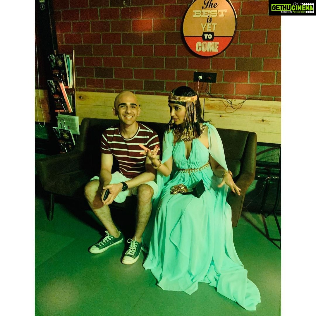 Nikita Dutta Instagram - Need some caption help here. 😌✌️. . @pritkamani #BTS #Maska #Netflix @mutant_india @netflix_in