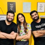 Nikita Dutta Instagram - Between the creators of a perpetual laugh riot when around. @yashthakuryt @prabuddhdyma 🦄✌️