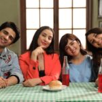 Nikita Dutta Instagram - With some butter and some love, here we are! Sharing with you all the cast of our film #Maska coming soon on @netflix_in @pritkamani @shirleysetia @m_koirala ❤️❤️ Directed by @neerajudhwani produced by @mutant_india #NetflixIndia
