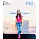 Nikita Dutta Instagram - Run long, Run light and Run bright!. . . The #TataMumbaiMarathon limited edition of the ASICS Gel-Nimbus 22 is here!. . @asicsindia @rohanbopanna0403 #ASICS #asicsindia #GelNimbus22 #IMoveMe #TataMumbaiMarathon Asics Linking Road