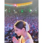 Nikita Dutta Instagram - Overwhelmed with all the love last night at the Dahi handi utsav. 😇🙏. . Styled by @jaferalimunshi Outfit by @bypriyadixit HMU @shibu_shimmer Managed by @exceedentertainment Kothrud, Pune