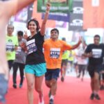 Nikita Dutta Instagram - The one lesson I had learned after my first marathon was however dead you maybe, make sure you smile at the finishing line. For the pictures of course 😋🦄 #21km #TCSMumbaiMarathon2019 #RunsAndSmiles #DidItForTheGram Marine Drive Mumbai