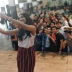 Nikita Dutta Instagram - Great fun judging the @timesfreshface auditions at Rizvi College The place was a talent mad house! #TimesFreshFace #BombayTimes Rizvi College of Engineering