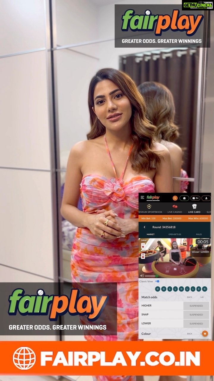 Nikki Tamboli Instagram - This World Cup FINAL, don’t just watch, WIN Big only at FairPlay! Get a 300% bonus on your first deposit on FairPlay- India’s first licensed betting exchange with the best odds in the market. Bet now and cash in your profits instantly. Find MAXIMUM fancy and advance markets on FairPlay! This World Cup get a FLAT 10% lossback bonus! Register now for totally safe and secure betting only on FairPlay! 💰INSTANT ID creation on WhatsApp 💰Free Gold Loyalty status upgrade with upto 6% bonus on every deposit and special lossback 💰Free instant withdrawals 24*7 💰Premium customer support Get, set, bet and WIN! #fairplayindia #fairplay #safebetting #sportsbetting #sportsbettingindia #sportsbetting #cricketbetting #betnow #winbig #wincash #sportsbook #onlinebettingid #bettingid #cricketbettingid #bettingtips #premiummarkets #fancymarkets #winnings #earnnow #winnow #t20cricket #cricket #ipl2022 #t20 #getsetbet
