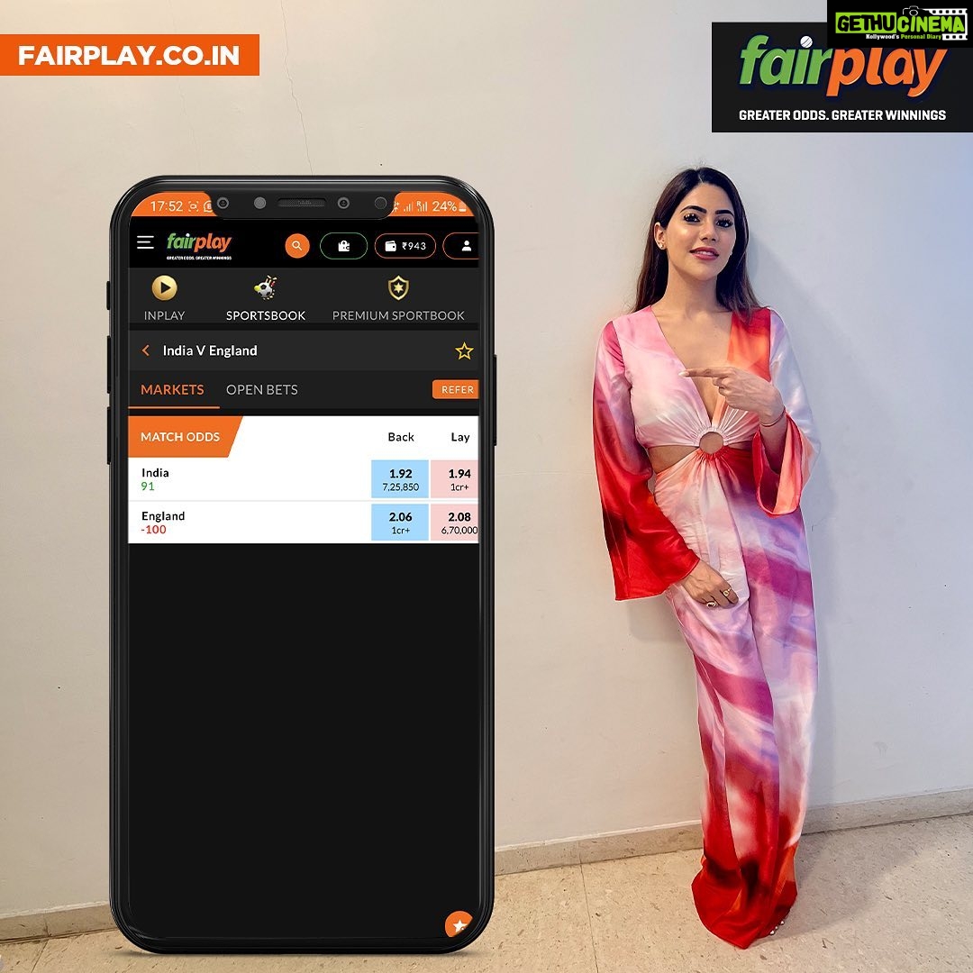 Nikki Tamboli Instagram - This World Cup, don't just watch, WIN Big EVERYDAY! Get a 300% bonus on your first deposit on FairPlay- India’s first licensed betting exchange with the best odds in the market. Bet now and cash in your profits instantly. Find MAXIMUM fancy and advance markets on FairPlay Club! This World Cup get a FLAT 10% lossback bonus! Register now for totally safe and secure betting only on FairPlay! 💰INSTANT ID creation on WhatsApp 💰Free Gold Loyalty status upgrade with upto 6% bonus on every deposit and special lossback 💰Free instant withdrawals 24*7 💰Premium customer support Get, set, bet and WIN! #fairplayindia #fairplay #safebetting #sportsbetting #sportsbettingindia #sportsbetting #cricketbetting #betnow #winbig #wincash #sportsbook #onlinebettingid #bettingid #cricketbettingid #bettingtips #premiummarkets #fancymarkets #winnings #earnnow #winnow #t20cricket #cricket #ipl2022 #t20 #getsetbet