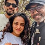 Nithya Menen Instagram – Happy birthday @vivekarunakaran 😊 
shoutout to @doodlesofwisdom .. wearing her lovely Shakti design.. @vivekarunakaran wearing @vivekarunakaran 😋