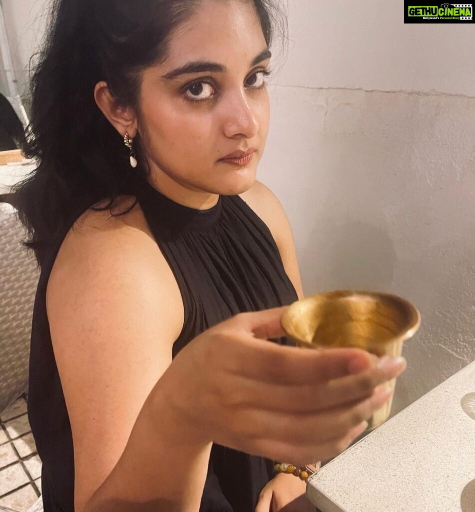 Nivetha Thomas Instagram - Yes sharing is caring. But if you can bypass this face and still take the food, it’s all yours!