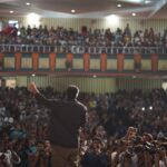 Nivin Pauly Instagram - What a great way to wrap up the Saturday Night promotional tour! ✨ It was a fantastic experience in this electrifying atmosphere at St Teresa's College, Kochi. 🔥🔥 Get ready to meet Stanley and his friends in #SaturdayNightMovie, a saga of friendship from Nov 4th