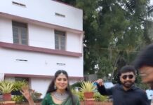 Papri Ghosh Instagram - Duet turned into trio @jishnumen_official #trending #tamil #song #dance #duo #bloopers #trio #costume @zyr_designingstudio @stitch_vyshnavee_sarath #jewelry @chennai_jazz