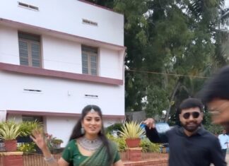Papri Ghosh Instagram - Duet turned into trio @jishnumen_official #trending #tamil #song #dance #duo #bloopers #trio #costume @zyr_designingstudio @stitch_vyshnavee_sarath #jewelry @chennai_jazz