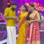 Papri Ghosh Instagram - This is called OFFSCREEN FUN 😂😂🤣🤣🤣 @aravish_actor @suntv #show #actor #actress #comedy #funny #memes #reels #surprise #dialogue #serial #artist #festivewear