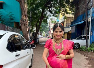 Papri Ghosh Instagram - #babyshower #kayal #pandavarillam @suntv #jewelry @chennai_jazz #saree Vellavan stores #blouse @stitch_vyshnavee_sarath