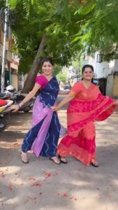 Papri Ghosh Instagram - #trending #song #reels #supermom #high #energy #dance #actress #saree @queenz_collectionz
