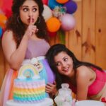 Pearle Maaney Instagram - Happy Birthday Rachel… Vavachi… to my most special person.. my sister..my bestie…❤️ you always make me wonder how someone can be so perfect… 😍so beautiful and so elegant… I love you and I am so proud of you. times have changed.. from pillow fights to mommy talks… it’s crazy ! But just remember, in whatever you do… I’ve got your back. Thank you for being you. May this day remind you that your Birthday is a Blessing that people who know you count. 😘😘😘 . PS: the last pic is just Too cute 🥰😋 it’s The mini versions of us