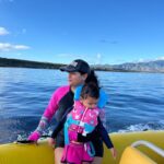 Pooja Kumar Instagram - Took my baby on a boat in the north shore in #honolulu and showed her dolphins and baby sharks! She swam in the ocean for the first time and don’t worry there weren’t any sharks around just beautiful coral and a variety of fish. I think we have made her fear of water go away and now she can really love it!! #hawaii #islandlife #fish #water #north #northshore #america #india #tamil #telugu