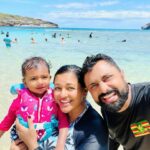 Pooja Kumar Instagram - #hanaumabay Hawaii is one of the most beautiful beaches full of colorful coral and a variety of fish to see! This is definitely a place to check mark for sure. #hawaii #america #islands #babies #daughters #india #tamil #telugu