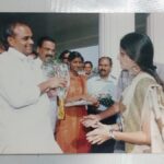 Poonam Kaur Instagram - #joharysr I feel extremely lucky that I have found the pictures , I can only say one thing #JoharYSR , wearing a woven sari on which I had experimented with mehendi then , painter/artist was chitra uncle ( who was saved by my father in accident where he lost his life) , Ramesh kandukuri garu also in frame 🙏