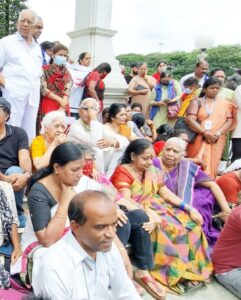 Prakash Raj Instagram - At the protest in MYSORE  #JusticeForBilkisBano #justasking