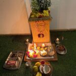 Pranitha Subhash Instagram - Simple tulsi puja ✨