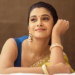 Priya Bhavani Shankar Instagram - 💛 Saree & blouse @merasalofficial Jewellery @mspinkpantherjewel PC @arunprasath_photography