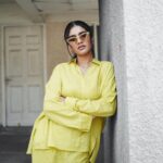 Priya Varrier Instagram - Go Green💚 📸: @merin__georg Stylish: @keepitstylish_by_ammu @styledbyammu Outfit: @saltstudio Hair: @ashna_aash_