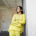 Priya Varrier Instagram - Go Green💚 📸: @merin__georg Stylish: @keepitstylish_by_ammu @styledbyammu Outfit: @saltstudio Hair: @ashna_aash_