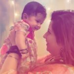 Priyanka Deshpande Instagram - My Diwali🥹❤️🧿 . . #chiyalovesiha #chiya #chikki #happydiwali #ihappyuhappy #chichi #auntylovesyou