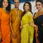 Priyanka Mondal Instagram – Saptami night 
thank you @abhijitpl2 for the fabulous evening 
Meeting friends after a long time… is the best part of this festive season ♥️
#priyankamondalofficial