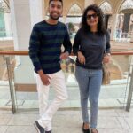 Priyanka Nair Instagram - 20 yrs of friendship and counting… @manojlr @mariammanoj Hrishit Manoj 😍 #friendship#mic#dubaidays Dubai Mall, Dubai, UAE
