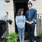 Priyanka Nair Instagram – Just before stepping into the world of crime 🔍
📸 @shalugeorge91 
@sgeorge_mua 
#backerstreet221b #london#priyankanair#worldofcrime The Sherlock Holmes Museum