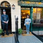 Priyanka Nair Instagram – At #sherlockhomesmuseum 
📸 @sgeorge_mua 
#221bakerstreet#priyankanair#londontattoo The Sherlock Holmes Museum
