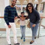 Priyanka Nair Instagram - 20 yrs of friendship and counting… @manojlr @mariammanoj Hrishit Manoj 😍 #friendship#mic#dubaidays Dubai Mall, Dubai, UAE