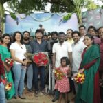 Priyanka Nair Instagram - Its an absolute pleasure to be part of @mariselvaraj84 's #Vaazhai .Thank you @udhay_stalin for gracing this wonderful occasion and kickstarting our shoot. @disneyplushotstar #disneyplushotstar #mariselvaraj #priyankanair