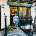 Priyanka Nair Instagram - At #sherlockhomesmuseum 📸 @sgeorge_mua #221bakerstreet#priyankanair#londontattoo The Sherlock Holmes Museum