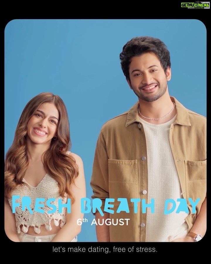 Pujita Ponnada Instagram - Wanna go on a date with @rohitsaraf or @alayaf ? Watch this video till the end to know how! Roses are red, violets are blue, Stereotypes are so boring let's try something new! Presenting a fresh take on first dates !! See how @rohitsaraf and @alayaf break all the dating stereotypes this #FreshBreathDay . Comment below how you will #KeepItFresh on your first date and get a chance to go on a virtual date with Rohit or Alaya on this Fresh Breath Day, 6th August! #FreshBreathDay #KeepItFresh #centerfresh