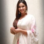 Pujita Ponnada Instagram - You glow differently when you are happy 💗 Outfit @jaipuriadaah Earrings @theblingbag 📸@thescienceofphoto #pujitaponnada #actor #goodvibes #love