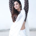 Pujita Ponnada Instagram - The last of this series ✨ One of my favourite shoots so far 🤍 📸 @thescienceofphoto #pujitaponnada #actor #saree #goodvibes #love