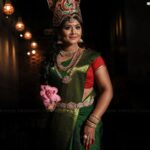 Punnagai Poo Gheetha Instagram - ❤️Goddess Lakshmi ❤️ Goddess Lakshmi denotes that Sakthi or energy of the divine that assist you in achieving your pure desires, which are without any greed, or reference of the past and future, and completely rooted in the present moment. Credits: Concept & Photography by @marsk_production Produced by – @marsk_production & @pervinraj Talent – @punnagaipoogheetha (Goddess Lakshmi) Posing direction by- @shivagamimarimuthu MUA/Hairstylist– @feminabridal.mkup Saree – @vimlasboutique1456 Accessories – @vehaaraarts (Crown), @feminabridal.mkup (Jewels), @megalagoldcovering Garlands- @apsweddinggarlands Saree Blouse – @durshanthini Caption by – @marskproduction