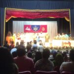 Rachana Narayanankutty Instagram - I am the happiest Shishya to witness this blessed moment of my life, where my Guru Smt. Geetha Padmakumar @padmakumargeetha receives the Kerala Sangeetha Nataka Academy Award for her contribution in the field of Dance (Koochipoodi) 🙏🏼 Love Rachana Narayanankutty