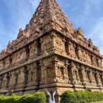 Rachana Narayanankutty Instagram – What a space!!!@gangaikondacholapuram_official
 PC @bhagya_92 
#dance #dancer #archeology #gangaikondacholapuram #gangaikondacholapuramtemple #ether #shivam Gangaikondacholapuram