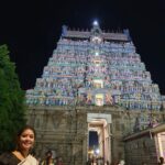 Rachana Narayanankutty Instagram - Thillai Natarajar Aalayam 🙏🏼 PC @padmakumargeetha #thillainatarajatemple #shivarathri #rachananarayanankutty #celebratinglife #shivam Thillai Nataraja Temple, Chidambaram