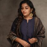 Rajisha Vijayan Instagram - Midnight blue during midnight shoots. 😍 Sardar Trailer Release Event 👗 @jugalbandhi 📸 @jiksonphotography 💄 @seema_haridas_official Assisted by @lakshmi_jaganthan