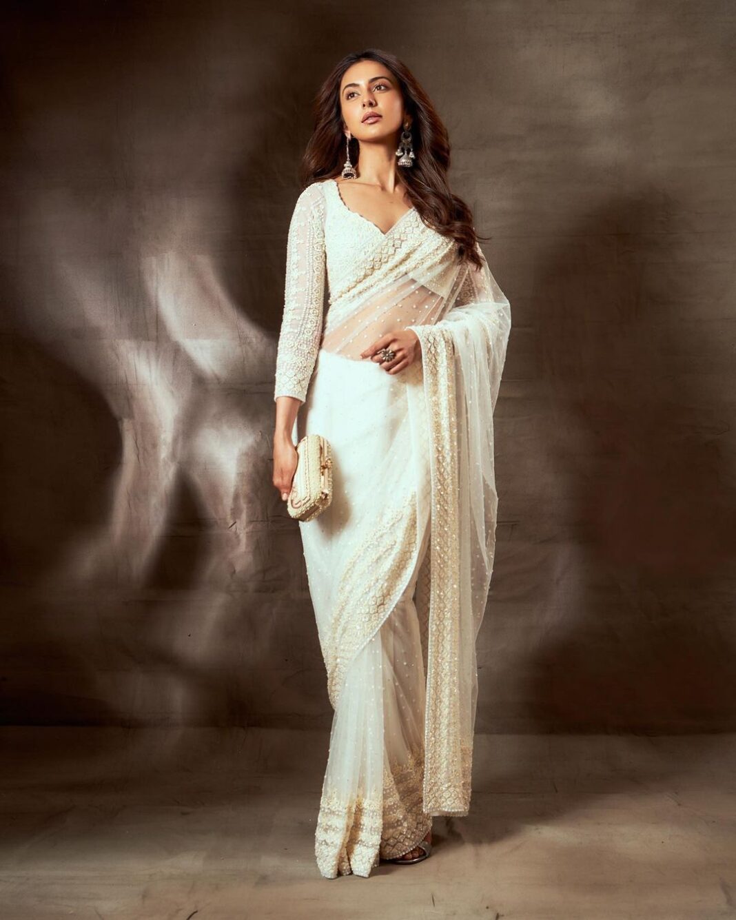 Rakul Preet Singh Instagram - Saree vibes 💕 #nbt awards